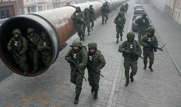 В мережі шириться відео та меми на тему російського експорту терористів газовою трубою