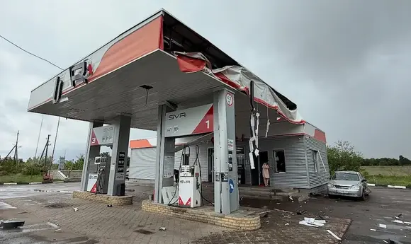Російський дрон атакував АЗС SVR: є постраждалі 