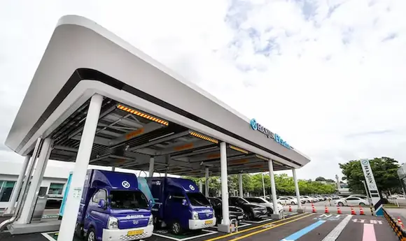 Hanjin перетворює АЗС на зарядну станцію для електромобілів