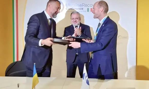 OKKO представила проєкт ВЕС вартістю €300 млн на конференції URC 2025 в Римі