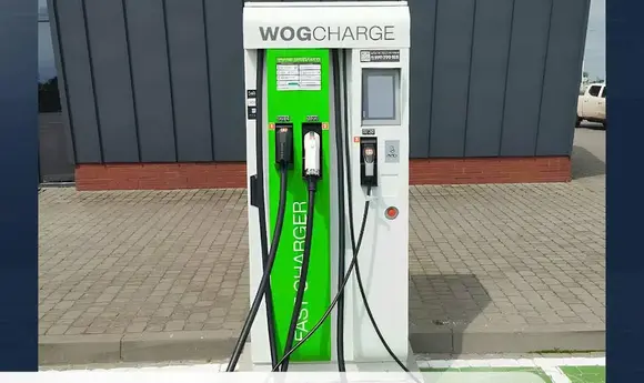 На АЗС WOG запустили нову швидкісну зарядку для електромобілів від TOKA
