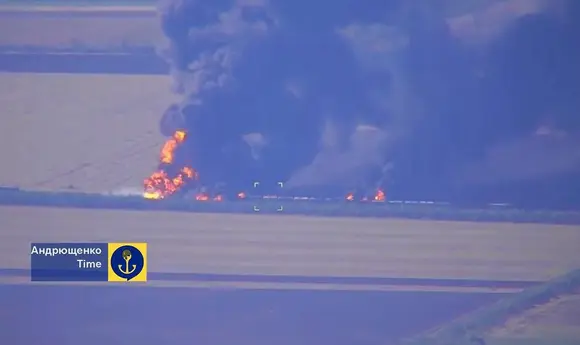 На окупованому Запоріжжі вразили потяг з пальним