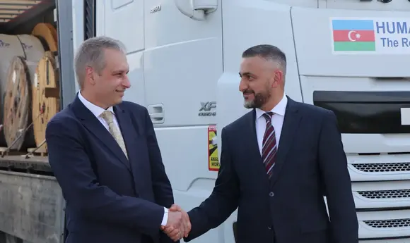 Україна отримала від Азербайджану гумдопомогу для відновлення енергоінфраструктури