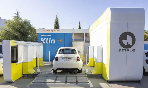 Repsol відкриває пункти заміни батарей електромобілів на трьох АЗС у Мадриді