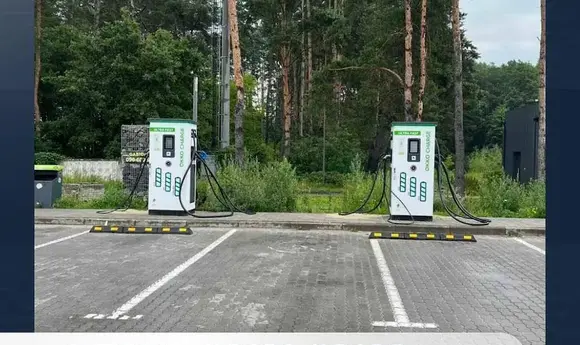 На АЗК OKKO на Львівщині запрацювала зарядна станція TOKA потужністю 160 кВт