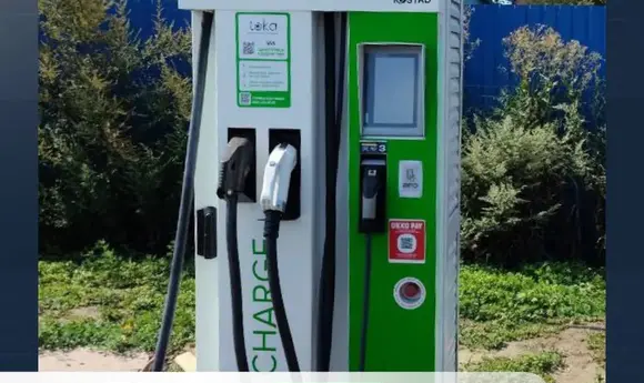 TOKA встановила швидкісну зарядку для електрокарів на АЗС OKKO у Пирятині