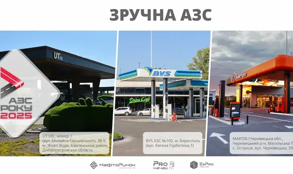 АЗС UT Oil №1 – перемогла в номінації «Зручна АЗС» всеукраїнського конкурсу