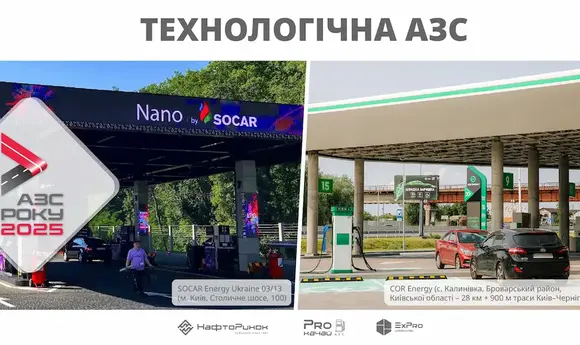 COR-Energy здобула перемогу в номінації «Технологічна АЗС» всеукраїнського конкурсу «АЗС року 2025»