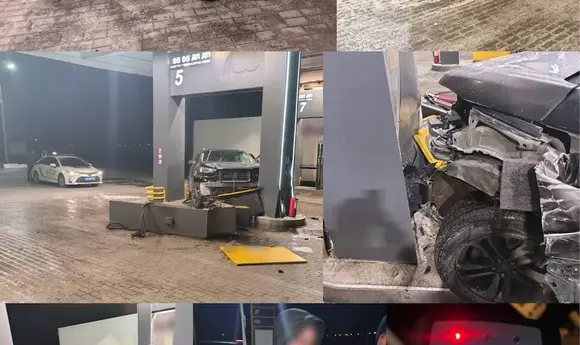 П’яний водій в’їхав врізався в ПРК на АЗС у Рівному