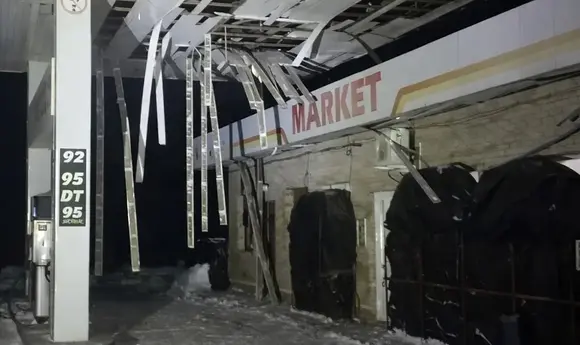 «Шахеди» вдарили по АЗС OVIS під Харковом (оновлено)