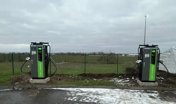 WOG та TOKA запустили швидкісний електромобільний хаб на трасі Київ-Одеса