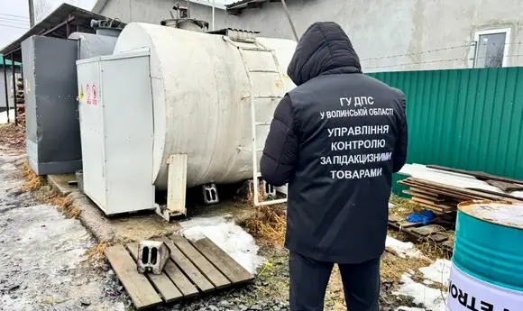 На Волині зберігали 3,5 тонн дизельного пального без ліцензії — ДПС