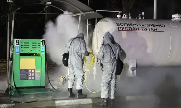 У Запоріжжі стався витік газу на АЗС