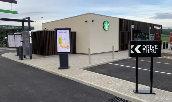 Британська Welcome Break відкрила на АЗК Starbucks і Taco Bell у форматі drive-thru 