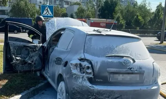 Російський дрон вдарив по АЗС у Запоріжжі: горіли авто