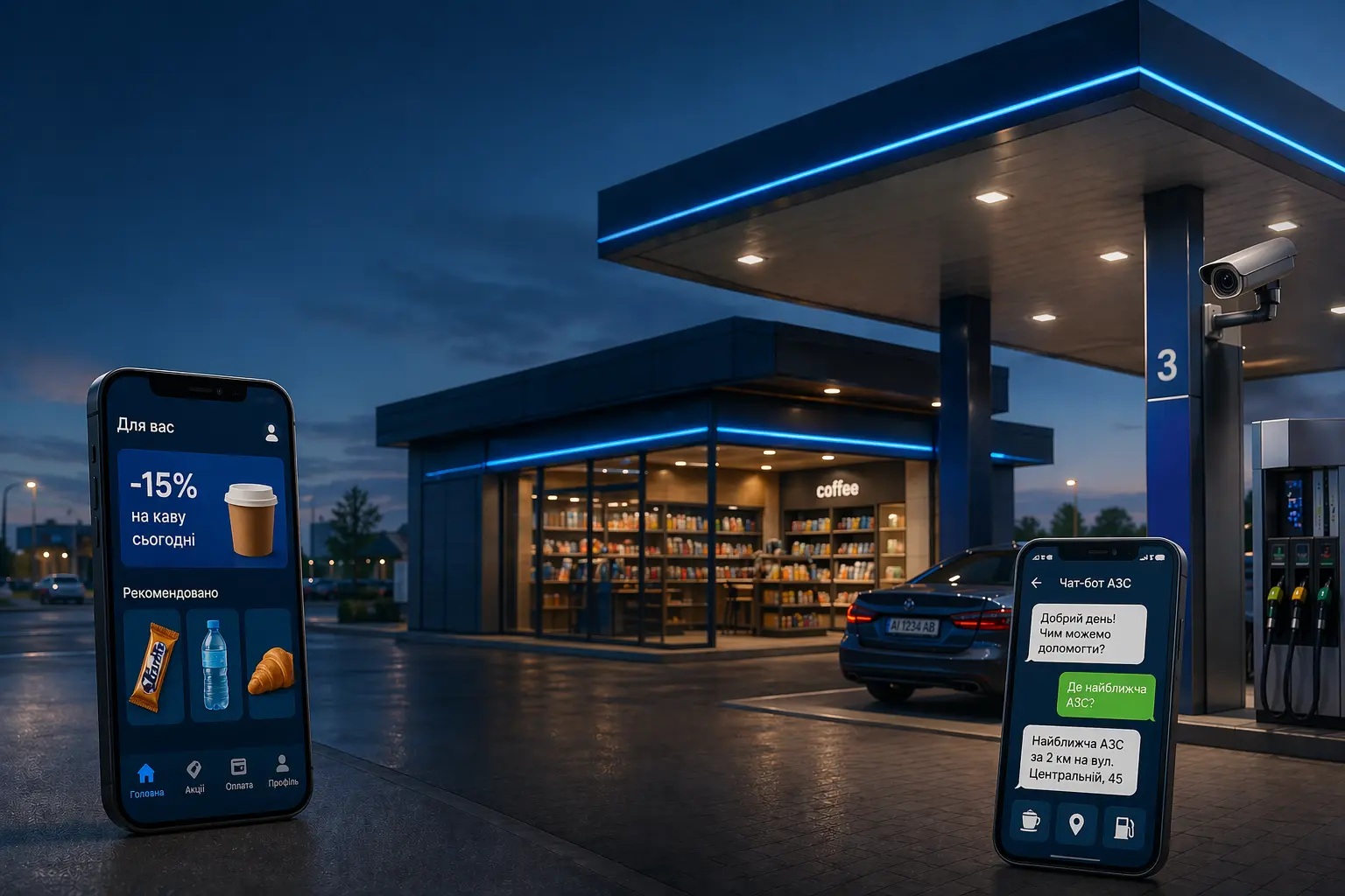 ШІ на АЗС: як нейромережі вдосконалюють роботу роздрібних продавців