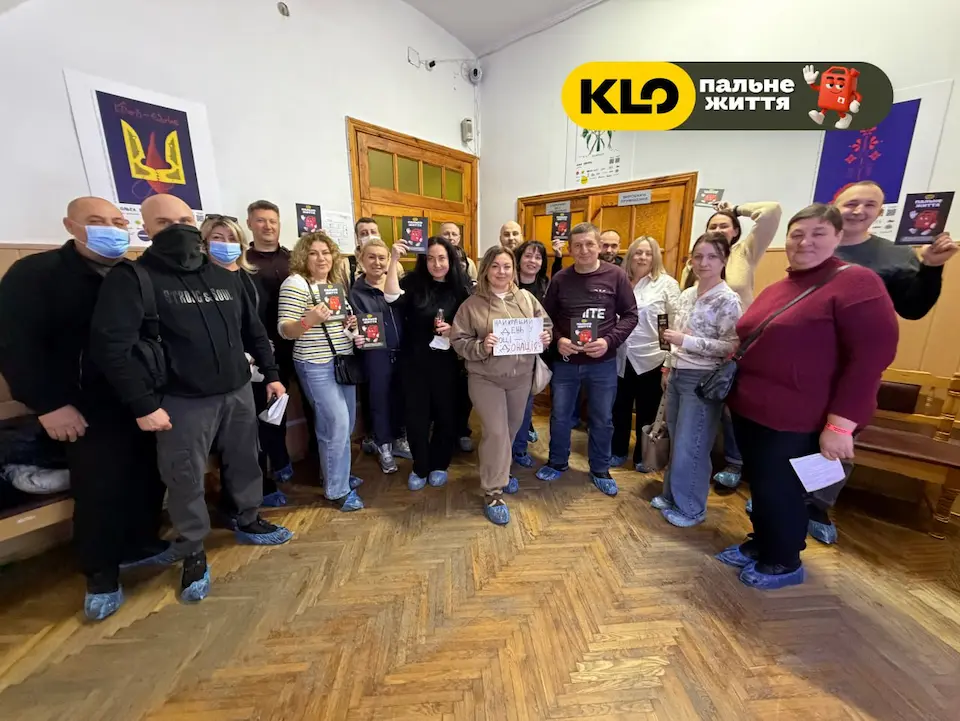 «Пальне життя»: KLO та ветерани ССО здали кров у четверту річницю повномасштабного вторгнення