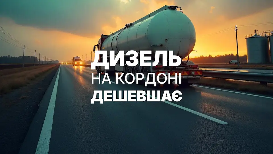 Дизель на кордоні дешевшає