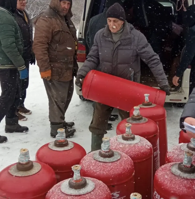 Постачання гуманітарного скрапленого газу населенню в Україні