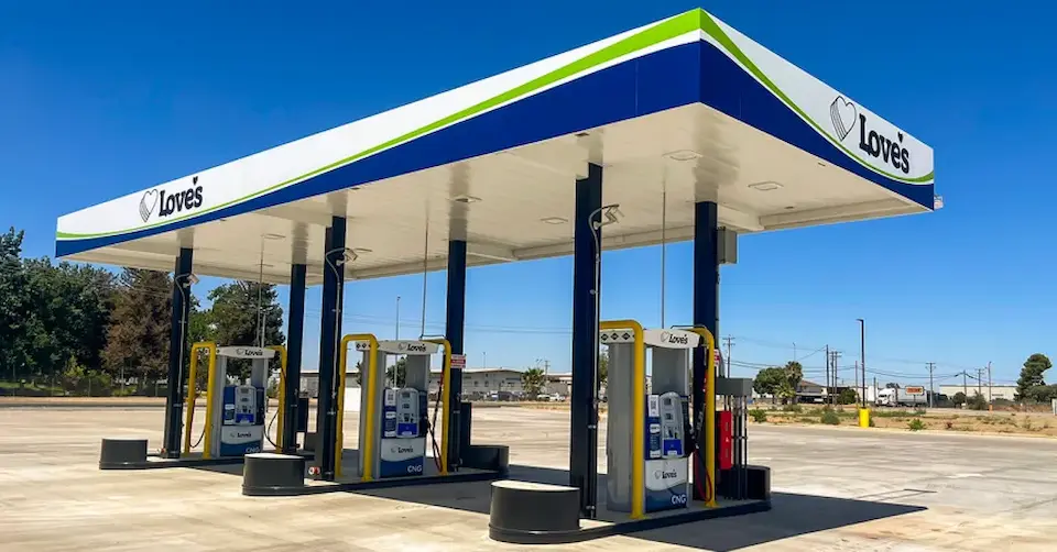 Love's Alternative Energy відкрила нову CNG-станцію в Каліфорнії