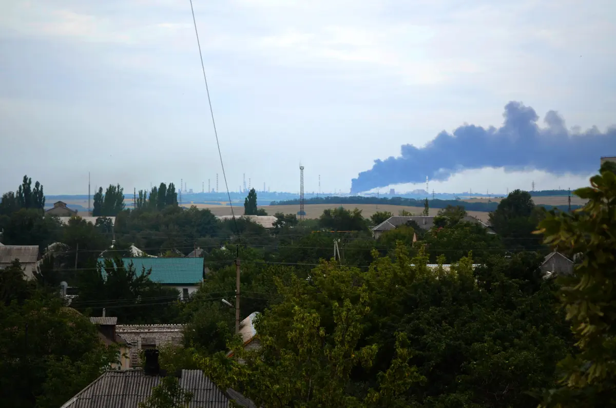 Окупація лисичанського НПЗ обстріл