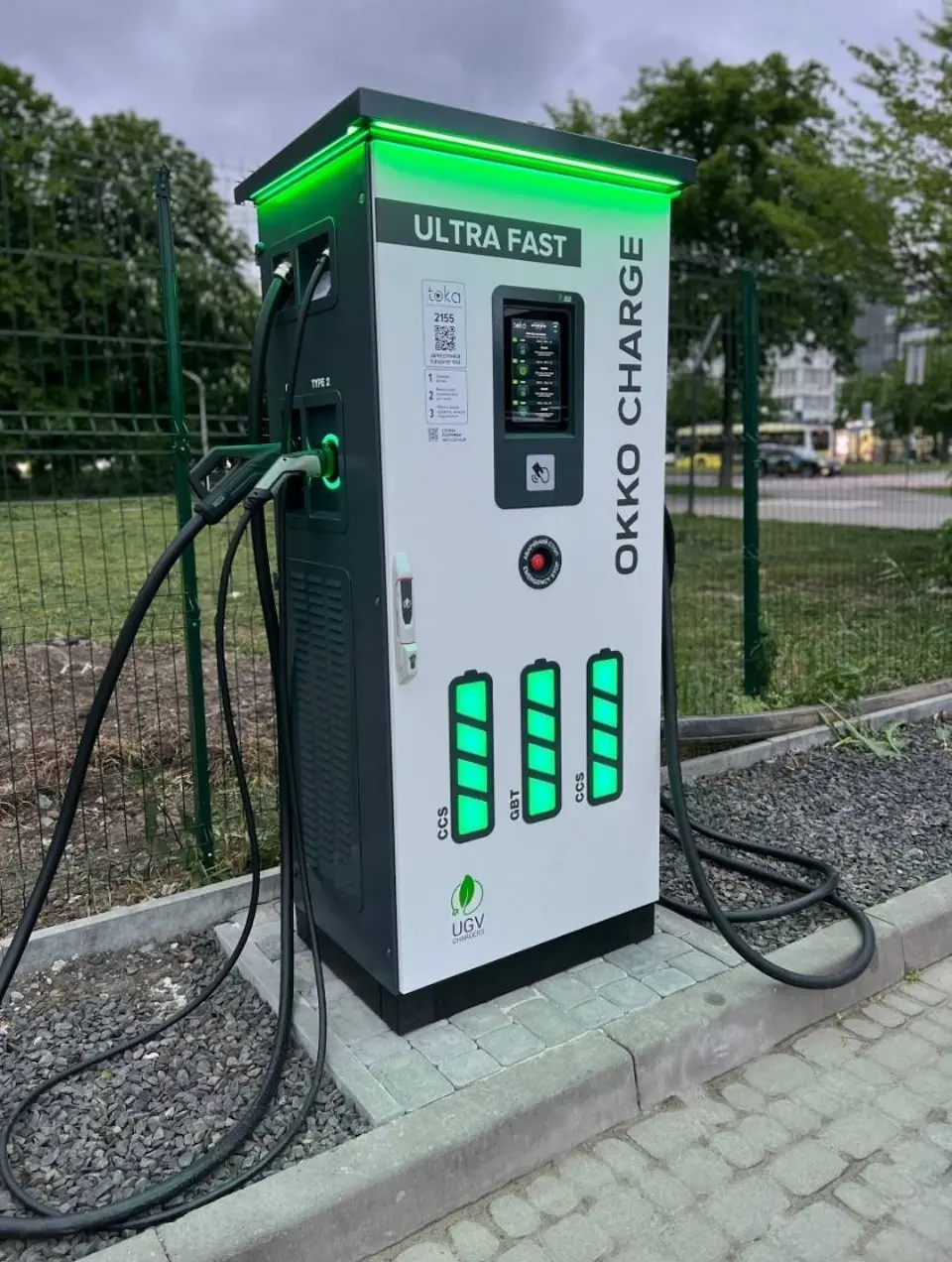 ТОКА розширила зарядний хаб на АЗК OKKO