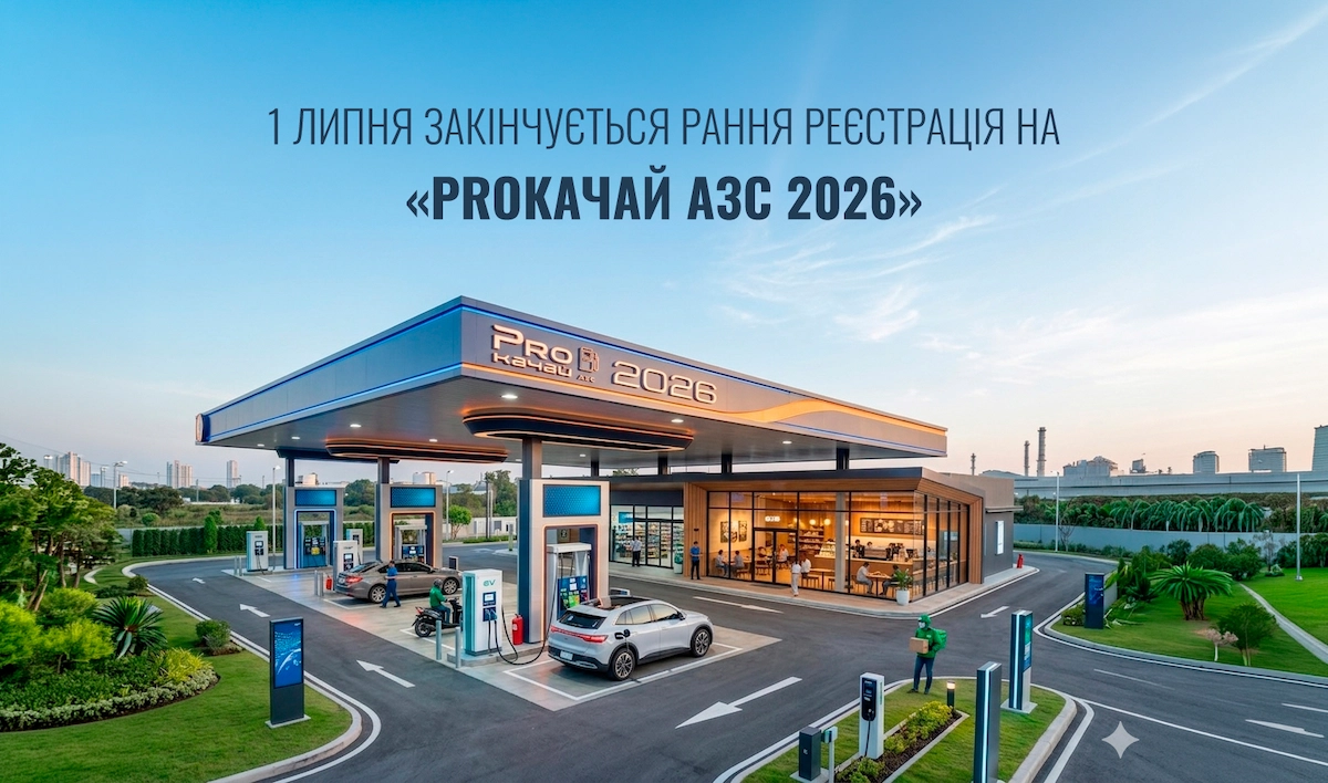 закінчується рання реєстрація на «PROкачай АЗС 2026»